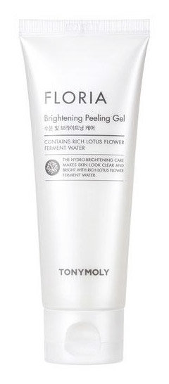 Tony Moly Floria Brightening Peeling Gel 150 мл Пилинг-гель с экстрактами лотоса и жемчуга