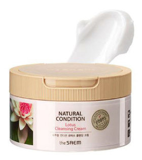 The Saem Natural Condition Lotus Cleansing Cream (N2) 300 мл Крем очищающий лотос