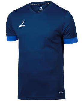 Футболка игровая Jögel DIVISION PerFormDRY Union Jersey, темно-синий/синий/белый, детская