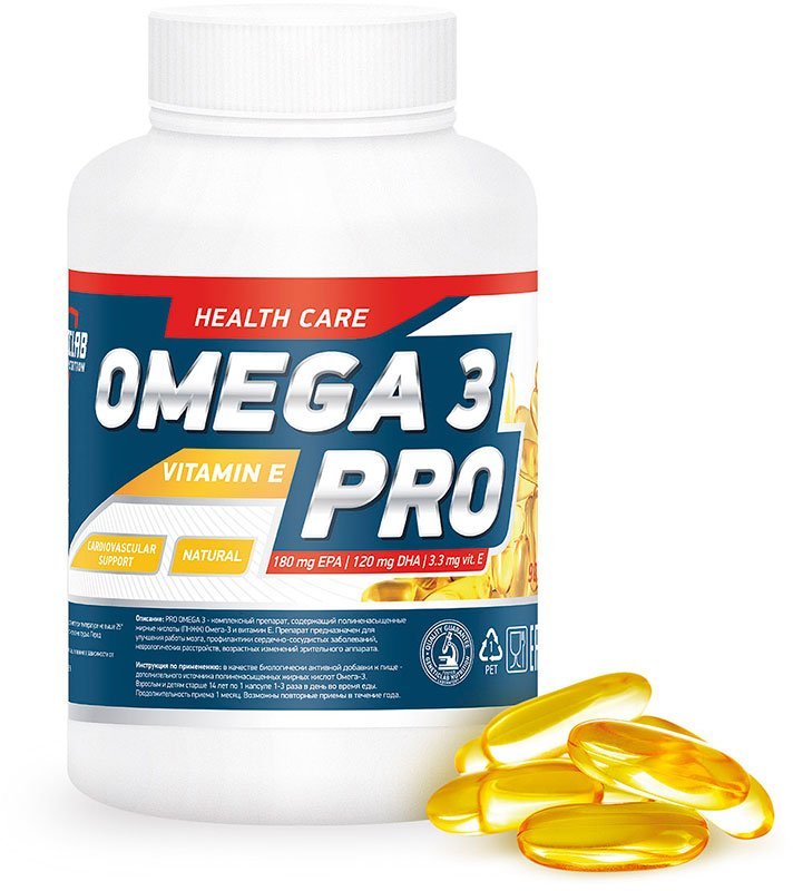 GeneticLab Nutrition Omega 3 Pro 90 капсул 