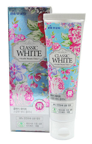 Mukunghwa Classic White Зубная паста Scarlet Beauty Clinic с ар. Мяты и ягод 110 г 