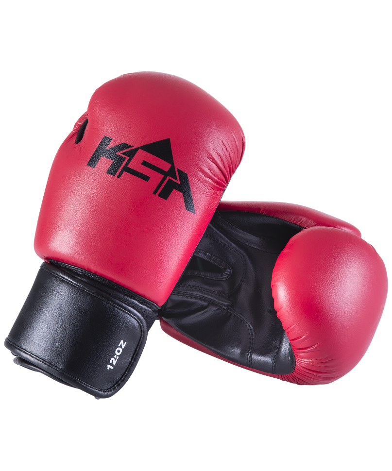 Перчатки боксерские Spider Red, к/з, 14 oz