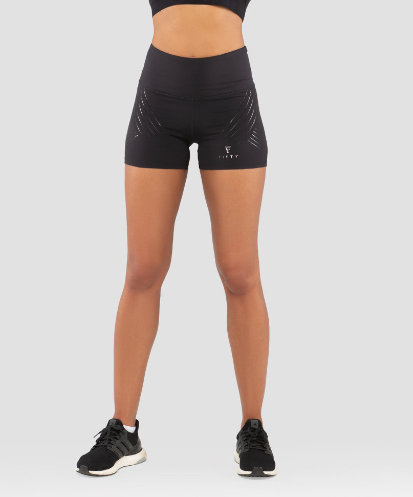 Женские спортивные шорты Sculptline black FA-WS-0101-BLK, черный