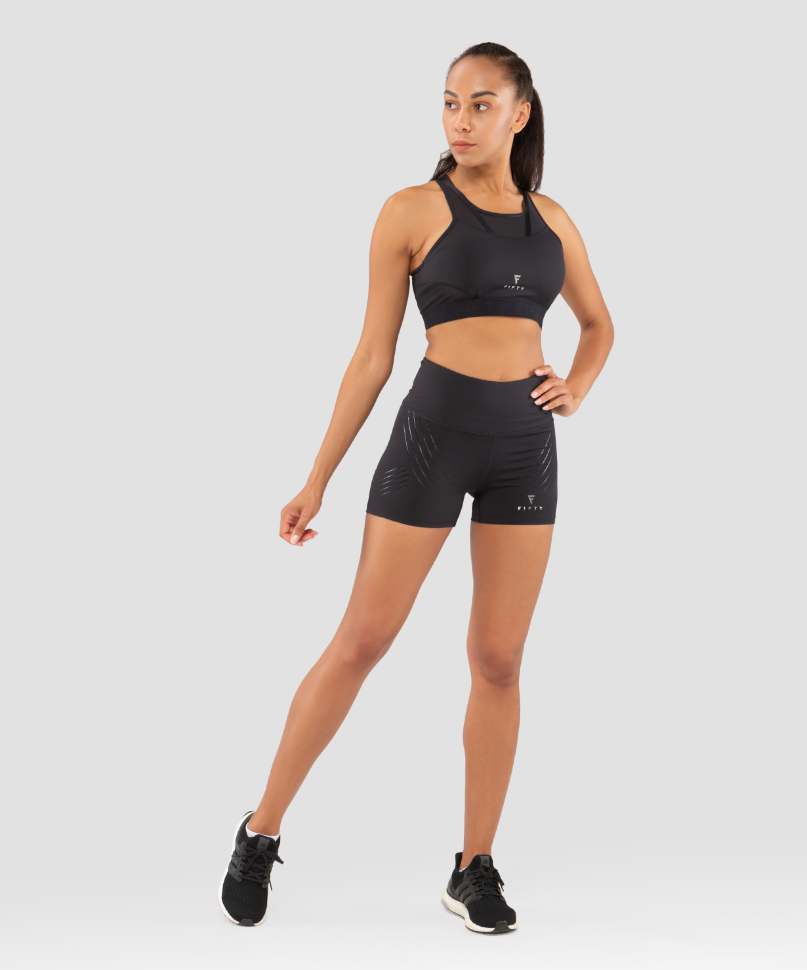 Женские спортивные шорты Sculptline black FA-WS-0101-BLK, черный