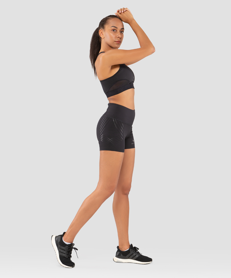 Женские спортивные шорты Sculptline black FA-WS-0101-BLK, черный