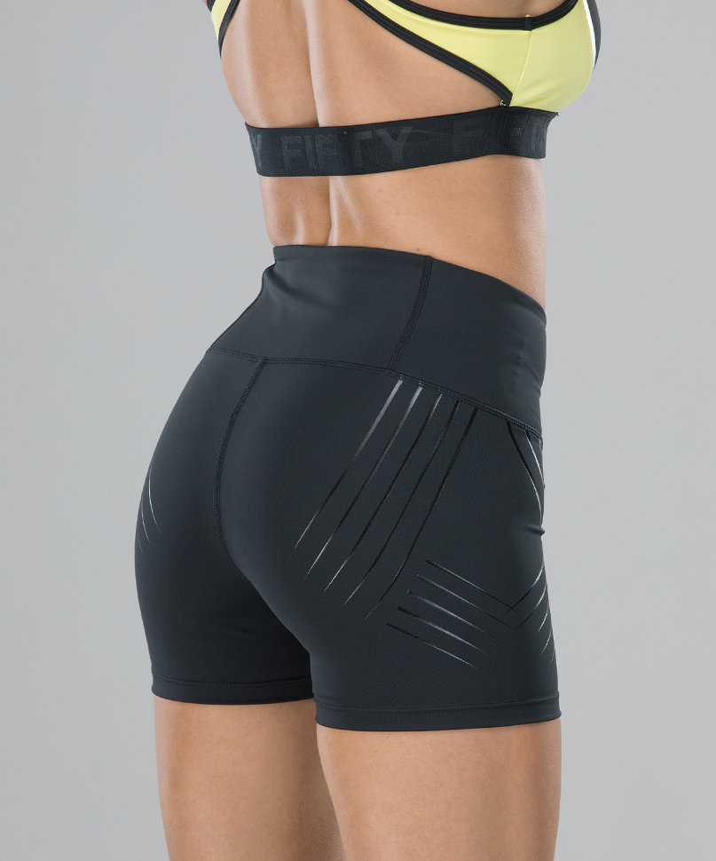 Женские спортивные шорты Sculptline black FA-WS-0101-BLK, черный