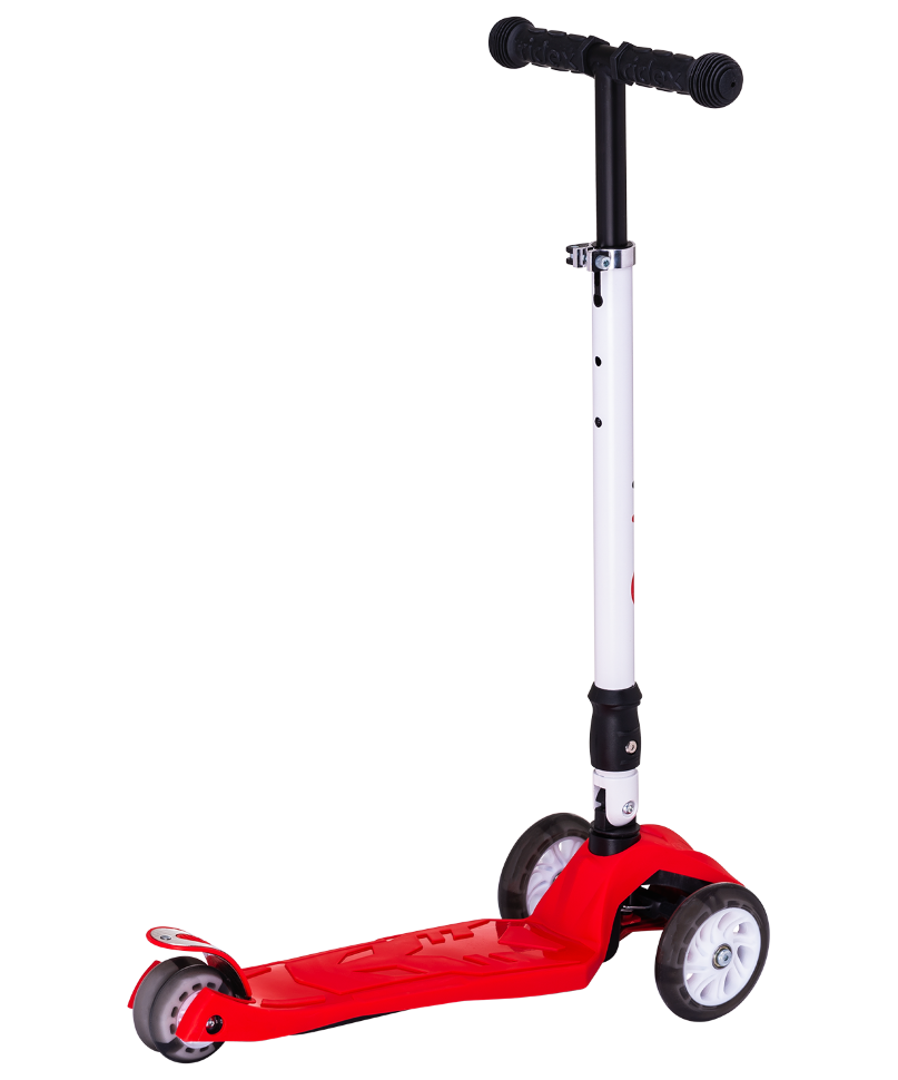 Самокат 3-колесный Smart 3D, 120/80 мм, красный