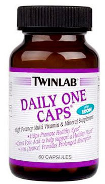 Twinlab Daily One Caps with Iron 60 капсул