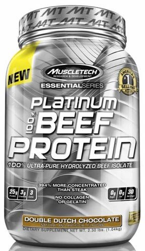 MuscleTech Platinum 100% Beef Protein 908 г