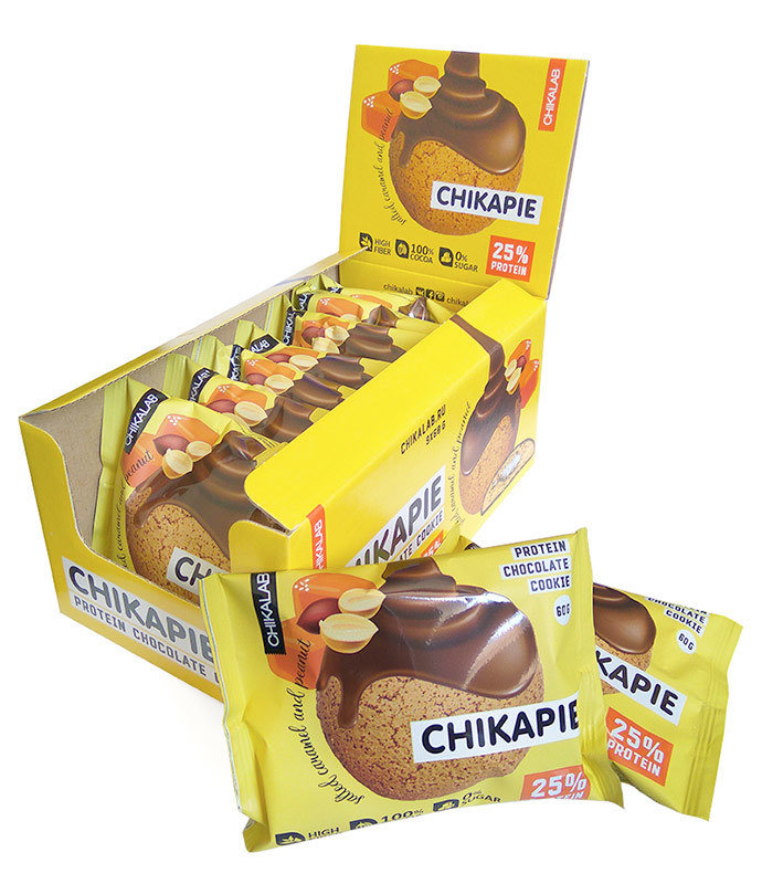 Chikalab Chikapie Протеиновое печенье 60 г 