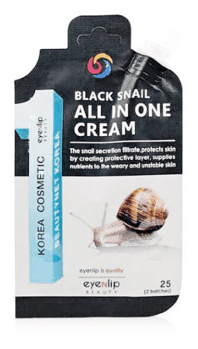 Eyenlip Pocket Black Snail All In One Cream Крем для лица с экстрактом черной улитки