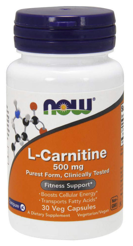 Now Carnitine 500mg 30 капсул