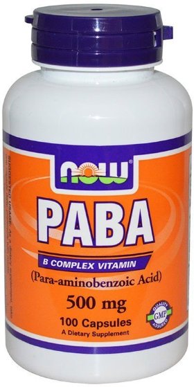 Now Paba 500 мг 100 капсул