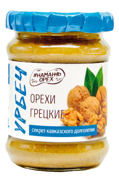 Намажь Орех Урбеч из грецкого ореха 250 г 