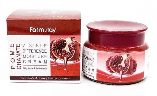 FarmStay Pomegranatе Visible Difference Moisture Cream 100 г Увлажняющий крем для лица с экстрактом граната 